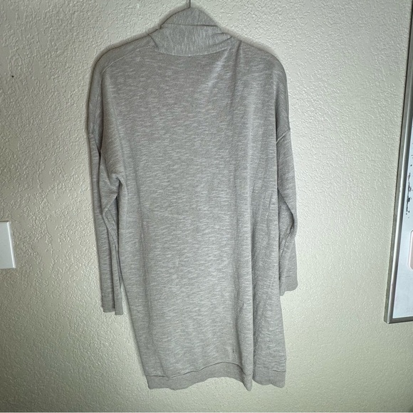 Eileen Fisher Organic Linen Cotton High Collar Cardigan Size SM Sweater - Picture 7 of 9